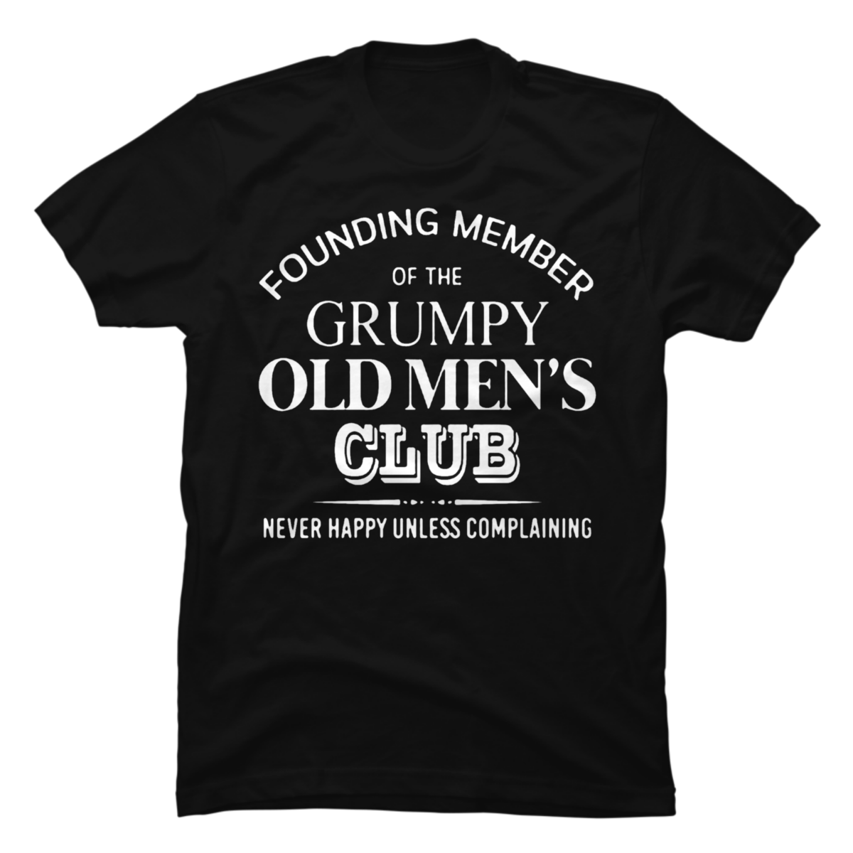 grumpy old men's club t shirt